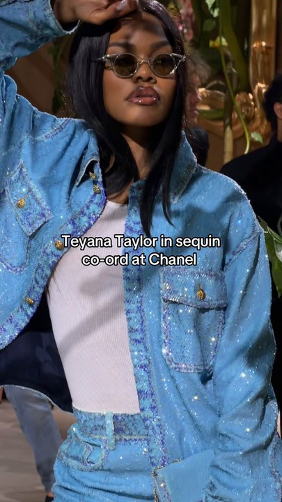 Style Goals: Teyana Taylor in a Sparkling Chanel Co-ord