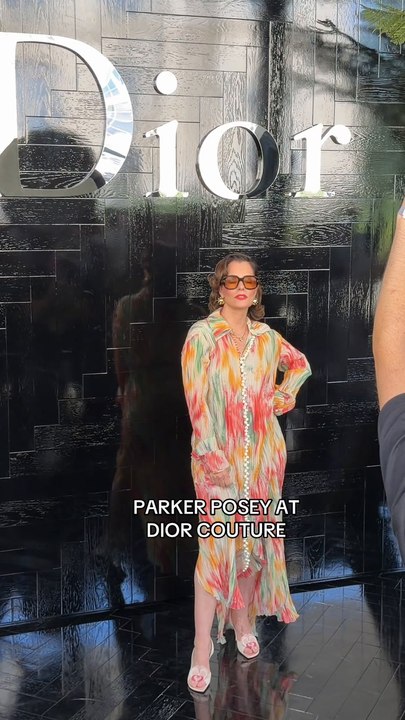 Parker Posey Steals the Show at Dior Couture