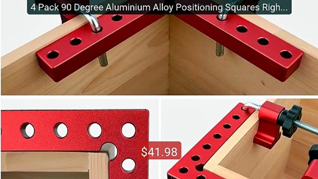 4 Pack 90 Degree Aluminium Alloy Positioning Squares Right Ang... Hot Deal 2026 | Limited Offer!