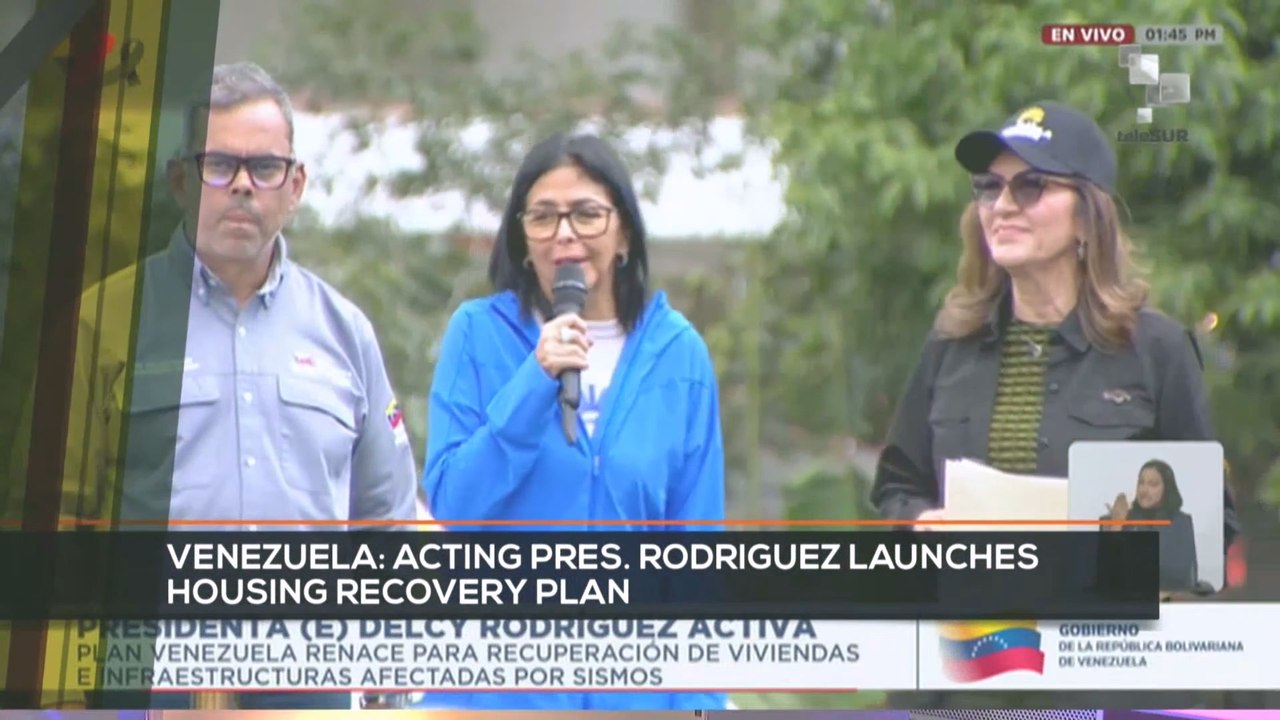 FTS 12:30 08-07: Venezuelan Pres. Rodriguez lau...