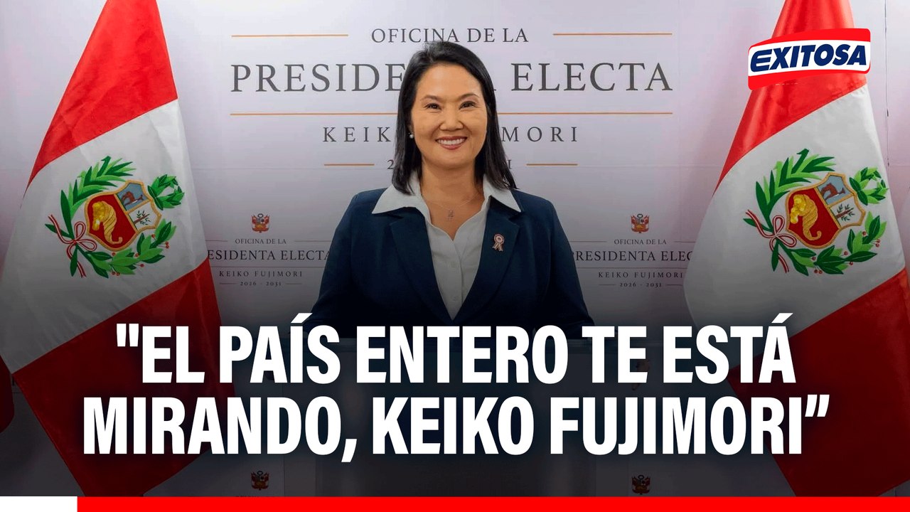 Nicolás Lúcar: Keiko Fujimori deberá responder a las expectativas de todo el país