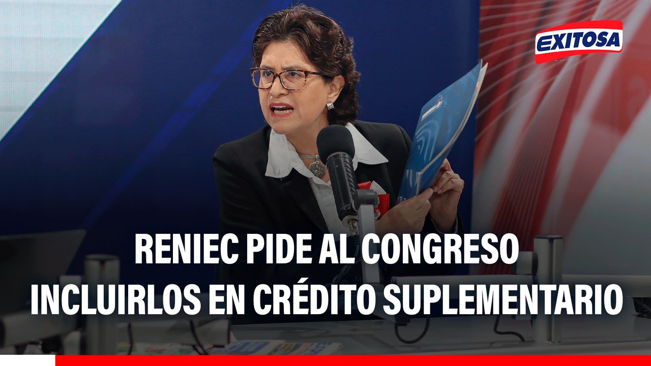 Reniec pide al congreso incluirlos en crédito suplementario y exigir explicaciones al MEF