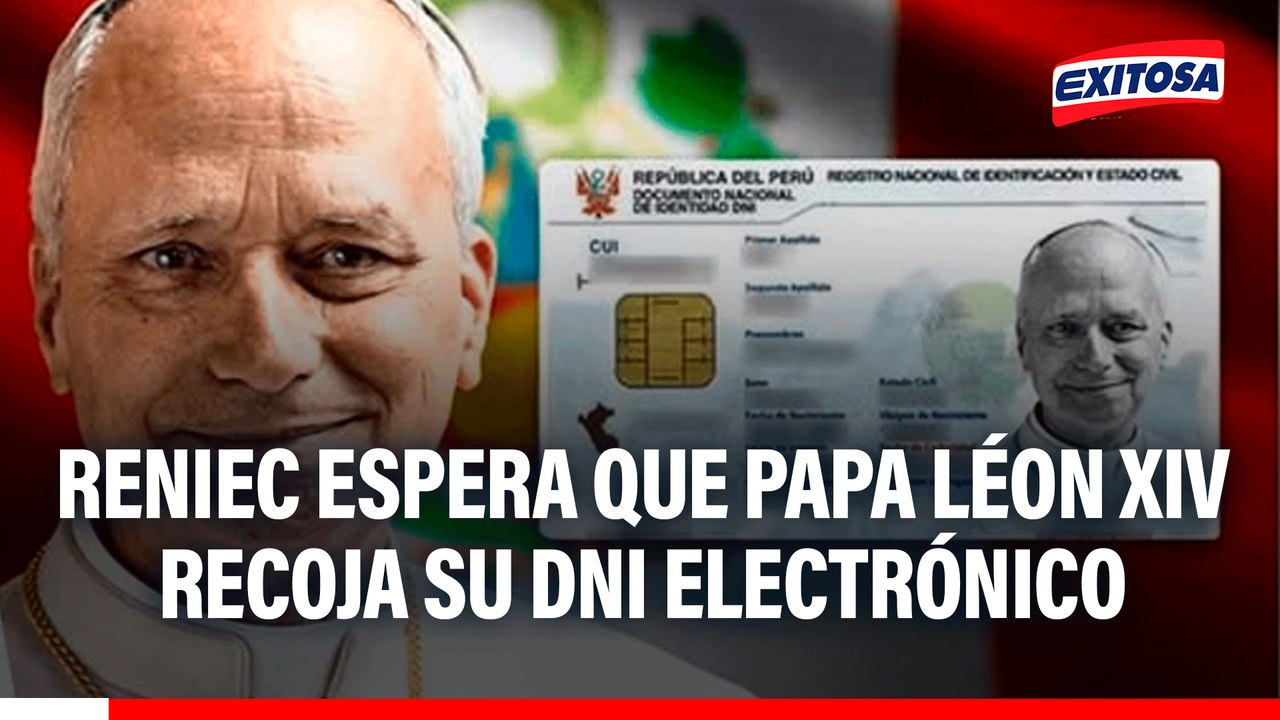 Reniec espera que el Papa León XIV recoja su DNI electrónico en su visita al Perú: "Lo ha renovado"
