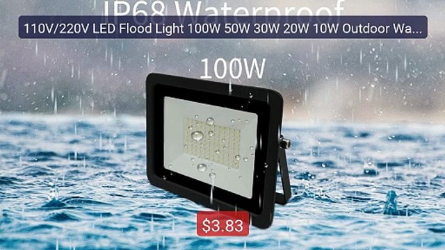 110V/220V LED Flood Light 100W 50W 30W 20W 10W Outdoor Wate... Top Pick 2026 | Unbeatable Price!