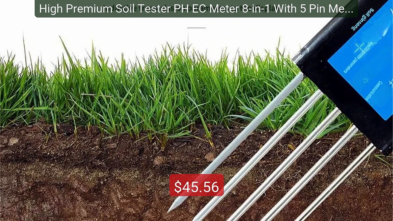High Premium Soil Tester PH EC Meter 8-in-1 With 5 Pin Measur... -- Amazing Value 2026 | Must Have!