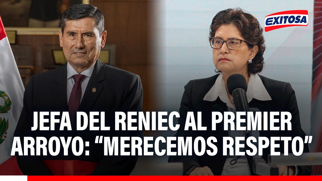 Jefa del Reniec al premier Arroyo: "Tome la decisión para no desabastecer la identidad de los peruanos"