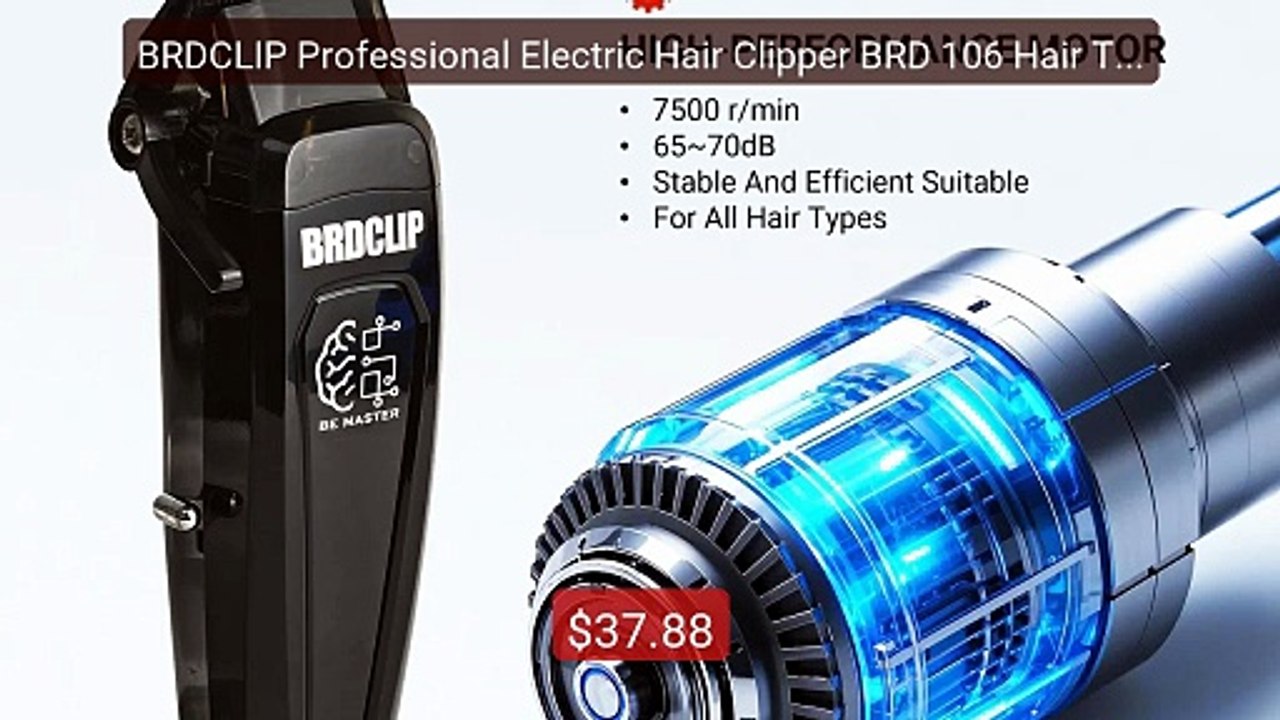 BRDCLIP Professional Electric Hair Clipper BRD 106 Hair Trimme... -- Hot Deal 2026 | Limited Offer!