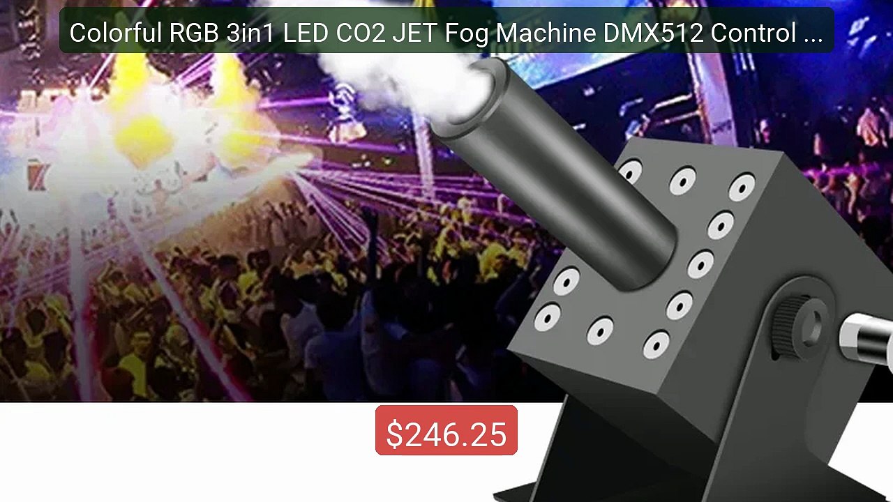 Colorful RGB 3in1 LED CO2 JET Fog Machine DMX512 Control for ... -- Amazing Value 2026 | Must Have!