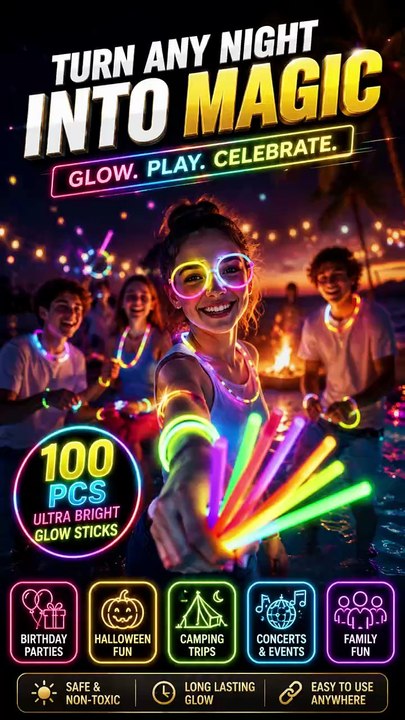 100 Ultra Bright Glow Sticks Party Pack Review | Best Glow Party Supplies for Kids & Adults