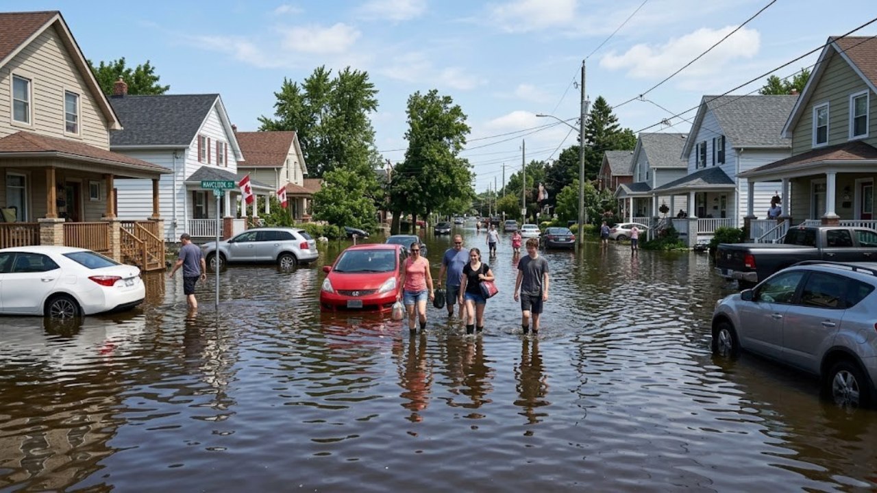 Historic 118mm Rainfall Causes Flooding in Ottawa — Power Outages Affect 100,000 Residences in Canada