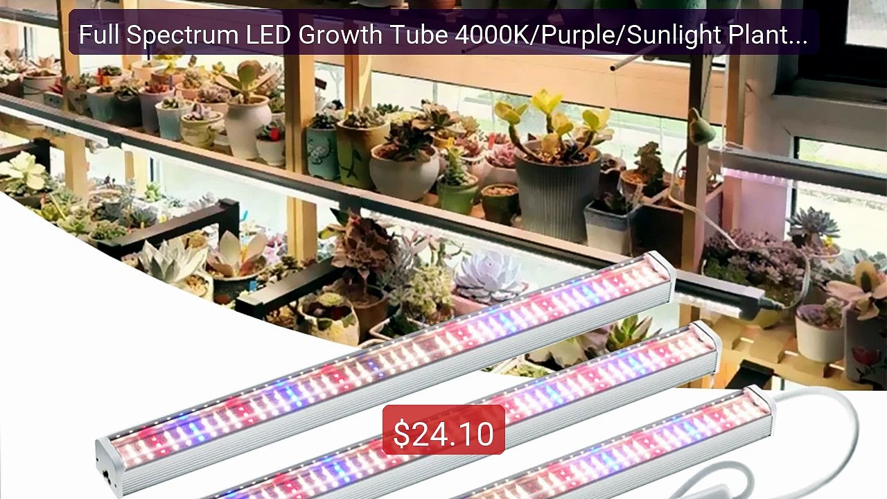 Full Spectrum LED Growth Tube 4000K/Purple/Sunlight Plant Lamp Gre... -- Best Deal 2026 | Shop Now!