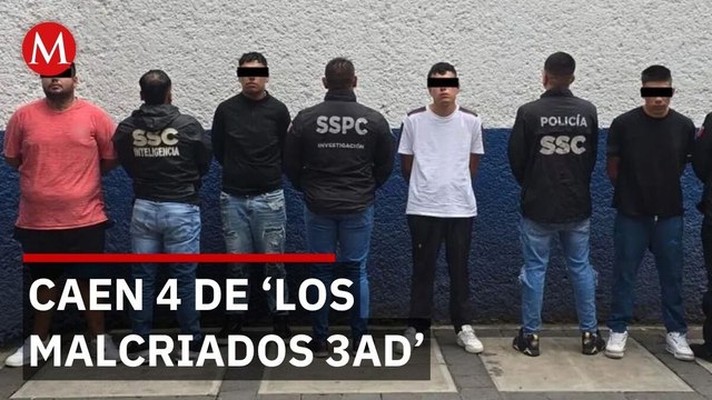 Detienen a 4 integrantes de banda de extorsionistas en CdMx; redes activas en zona poniente