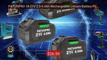 PATUOPRO 18-21V 2.0-6.0Ah Rechargeable Lithium Battery For Mak... -- Best Buy 2026 | Great Quality!