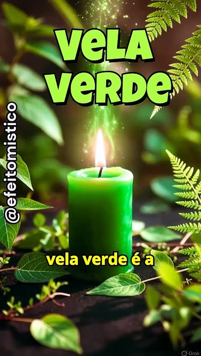 O poder escondido das velas verdes
