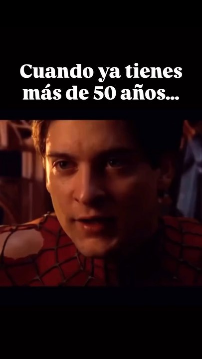 Cuando ya tienes más de 50 años…