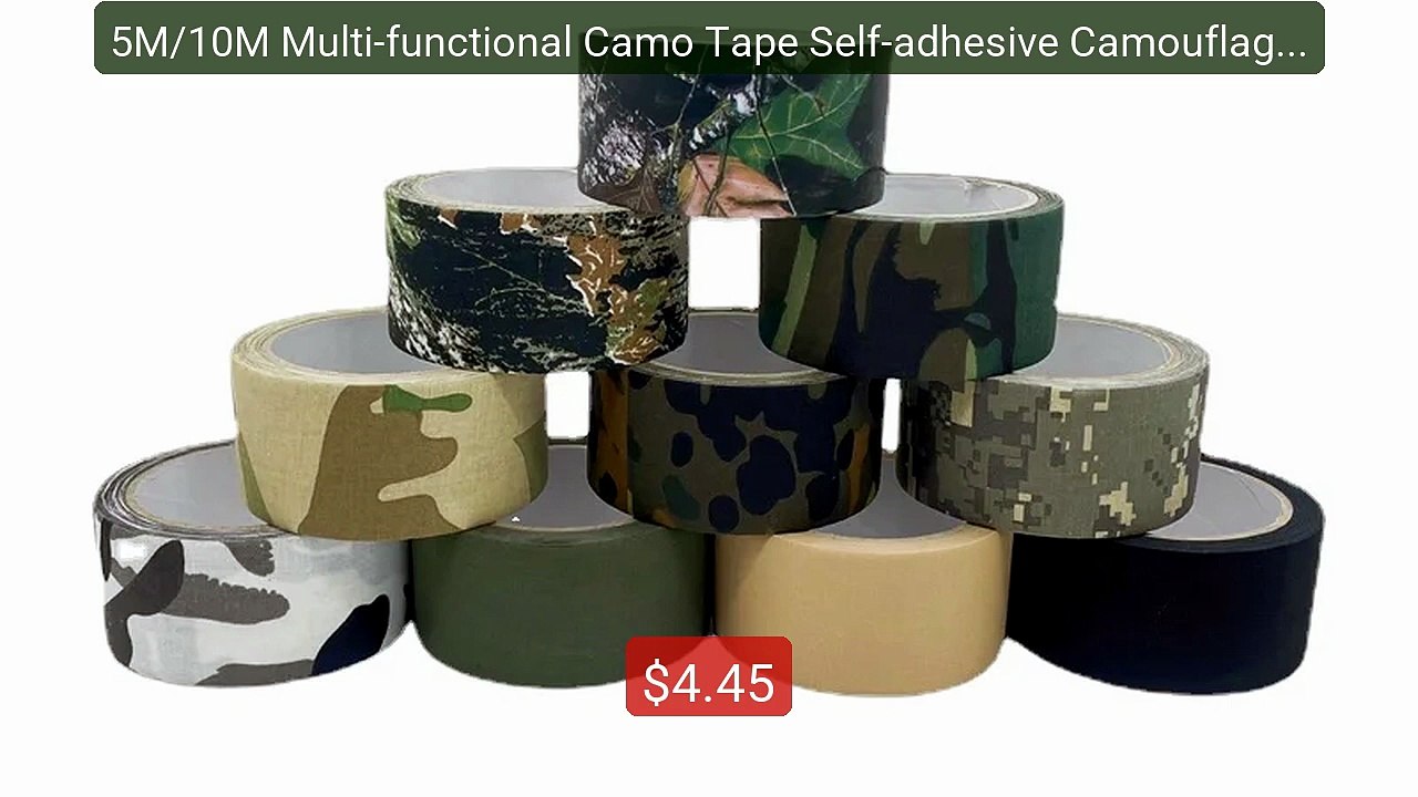 5M/10M Multi-functional Camo Tape Self-adhesive Camouflage Hun... -- Hot Deal 2026 | Limited Offer!