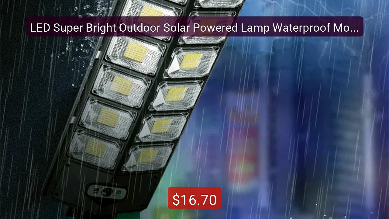 LED Super Bright Outdoor Solar Powered Lamp Waterproof Motion Senso... -- Top Rated 2026 | Buy Now!