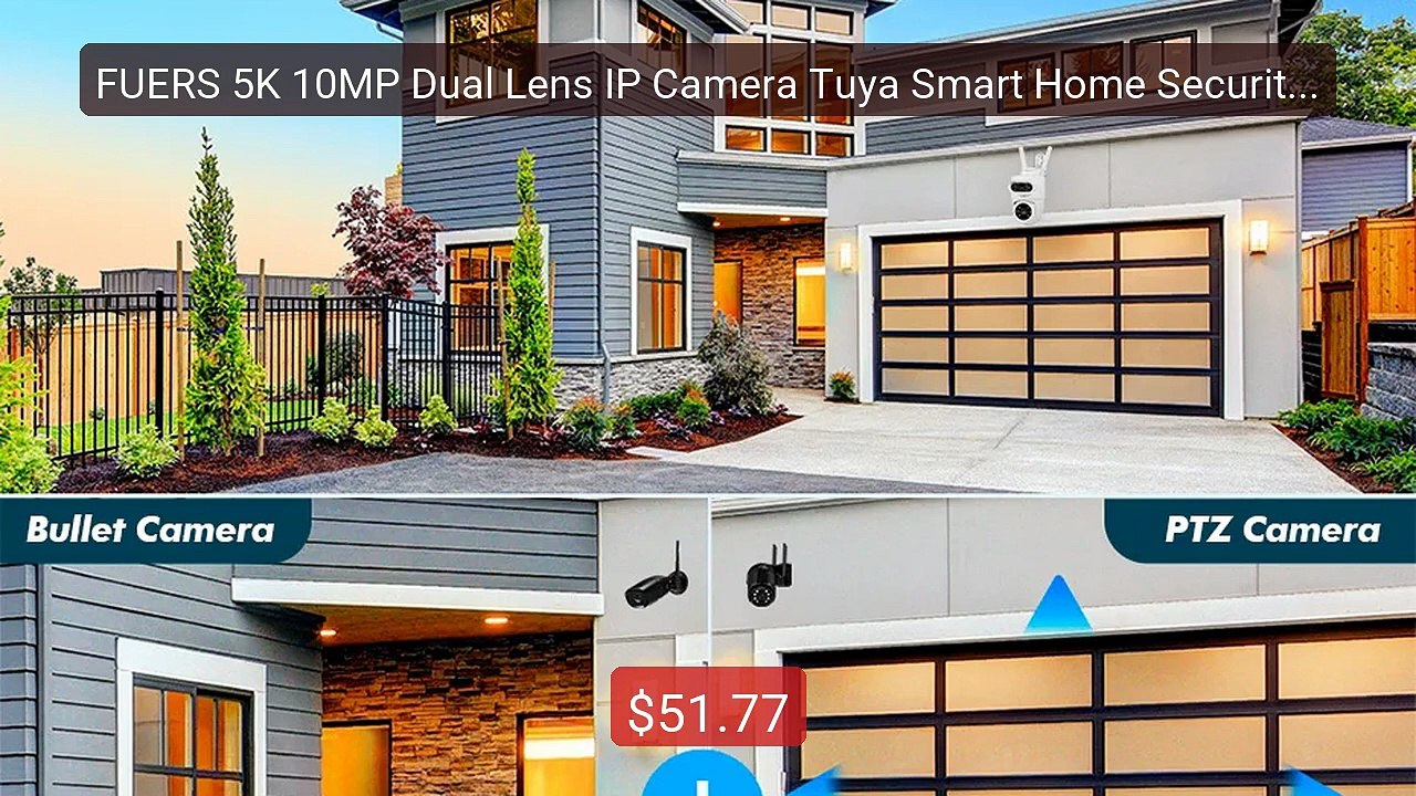 FUERS 5K 10MP Dual Lens IP Camera Tuya Smart Home Security Au... -- Amazing Value 2026 | Must Have!