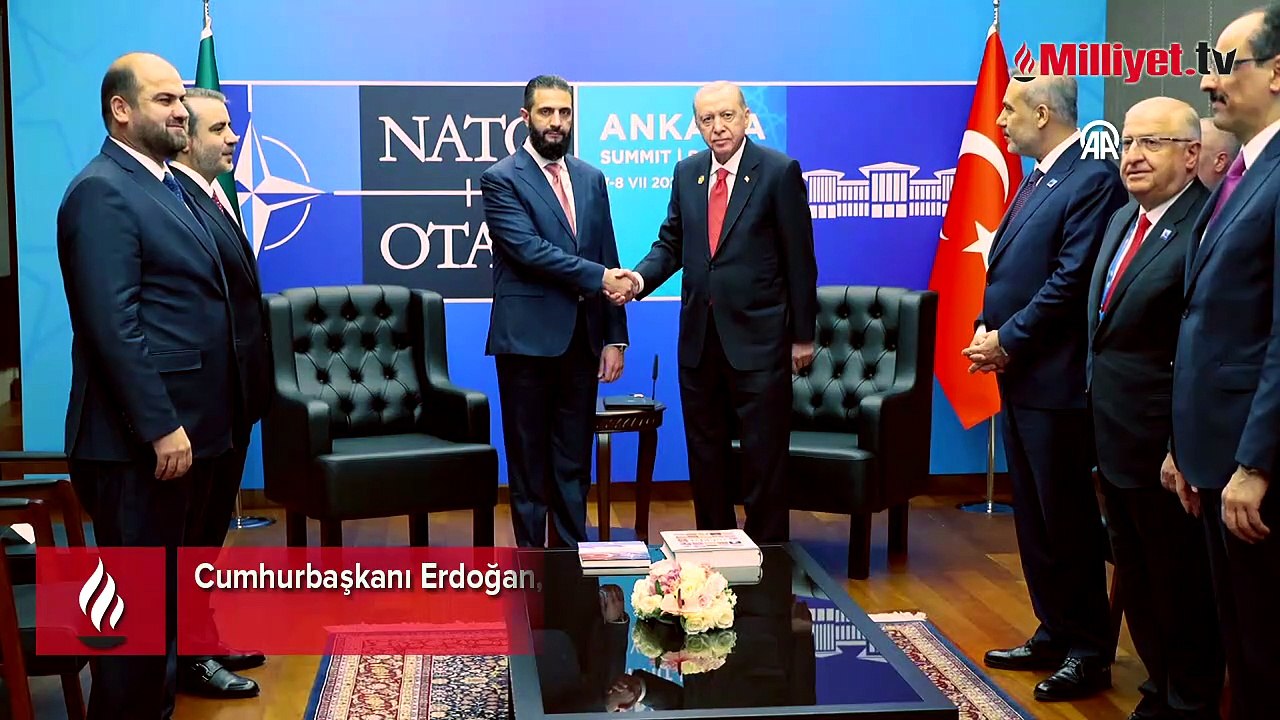 Cumhurbaşkanı Erdoğan, Suriye Cumhurbaşkanı Şara ile görüştü
