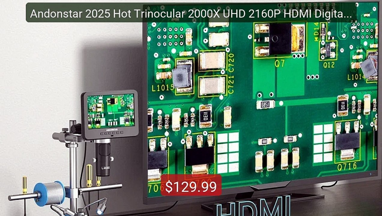 Andonstar 2025 Hot Trinocular 2000X UHD 2160P HDMI Digital Mi... -- Amazing Value 2026 | Must Have!
