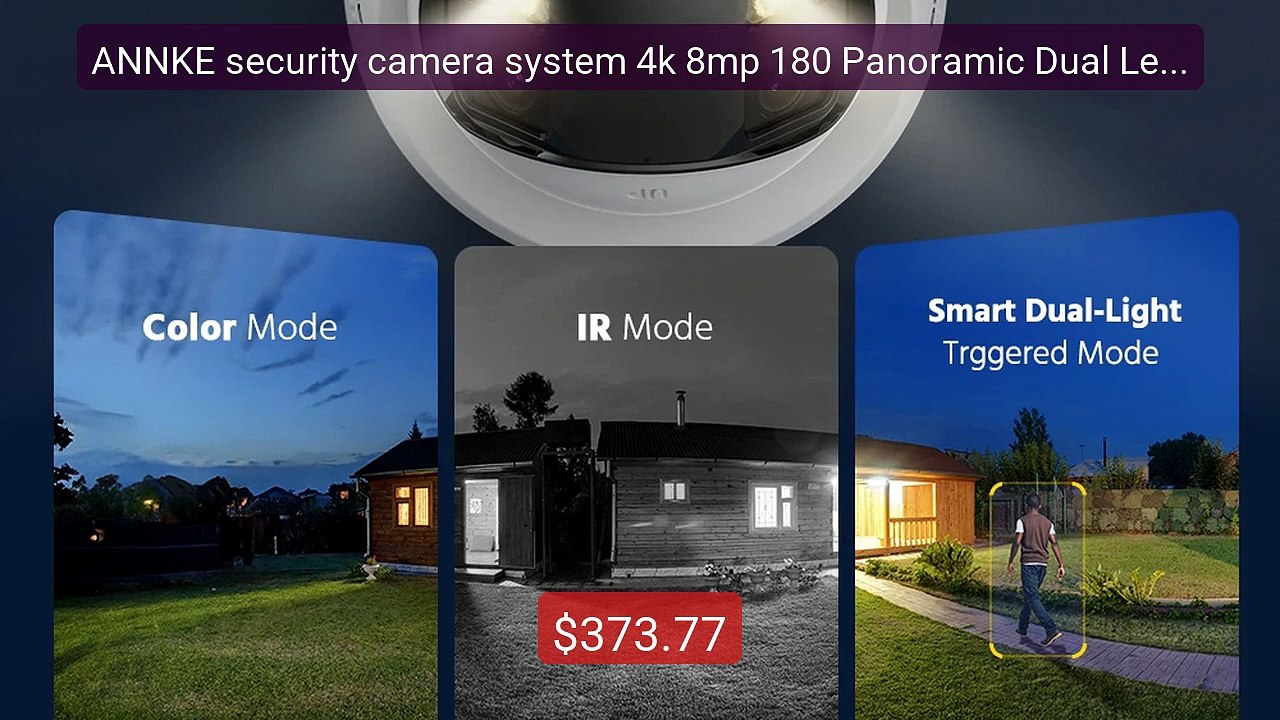 ANNKE security camera system 4k 8mp 180 Panoramic Dual Lens 8C... -- Hot Deal 2026 | Limited Offer!