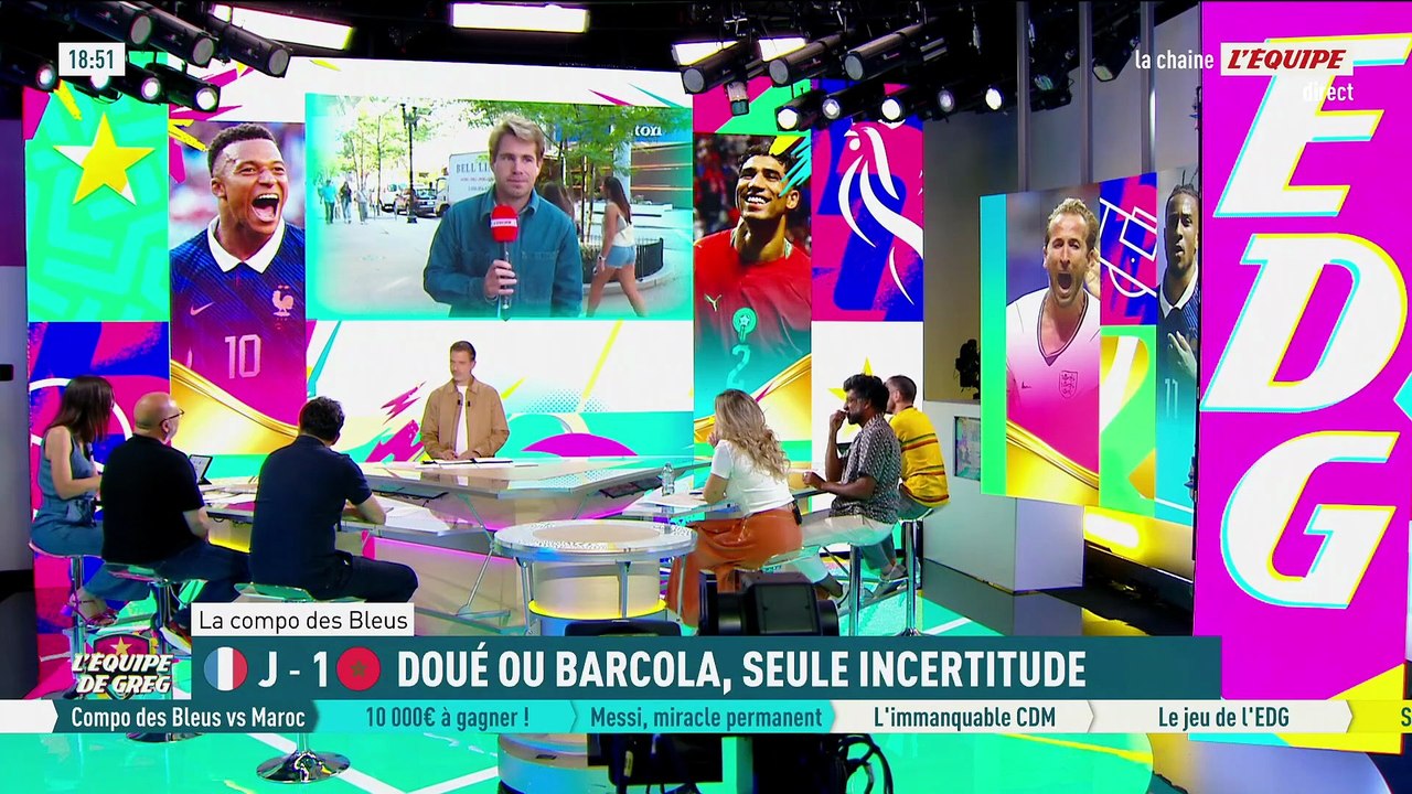 Pour son quart de finale de Coupe du monde face...