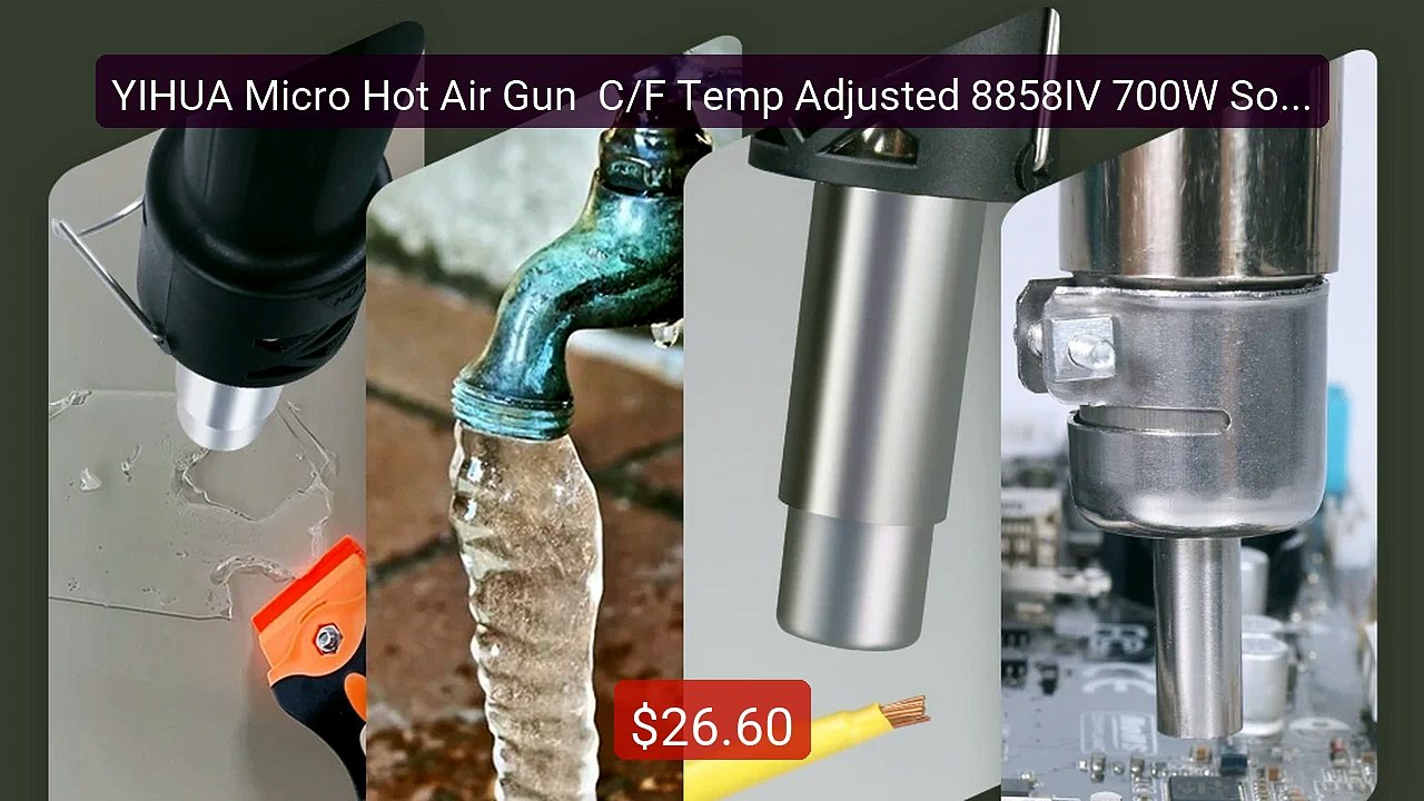 YIHUA Micro Hot Air Gun  C/F Temp Adjusted 8858IV 700W Solderi... -- Hot Deal 2026 | Limited Offer!