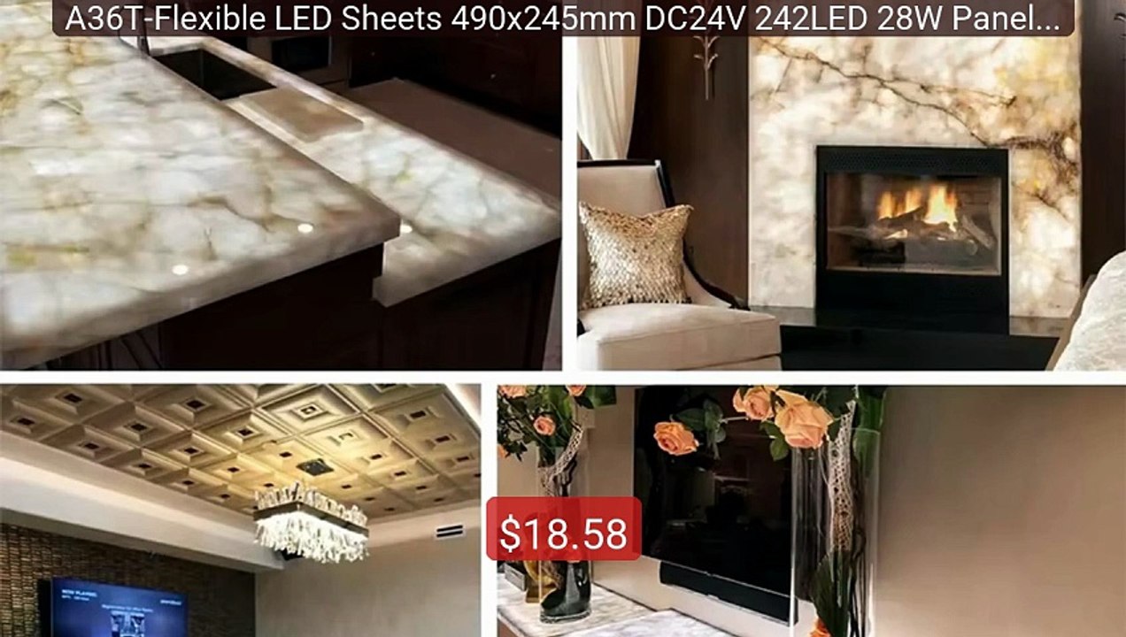 A36T-Flexible LED Sheets 490x245mm DC24V 242LED 28W Panel S... -- Top Pick 2026 | Unbeatable Price!
