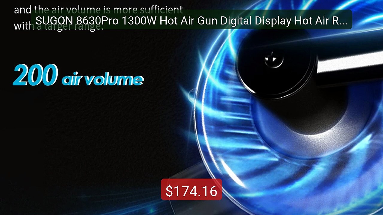 SUGON 8630Pro 1300W Hot Air Gun Digital Display Hot Air Rewor... -- Amazing Value 2026 | Must Have!