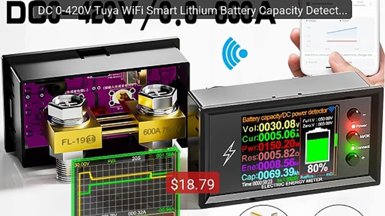 DC 0-420V Tuya WiFi Smart Lithium Battery Capacity Detection Tester... -- Top Rated 2026 | Buy Now!