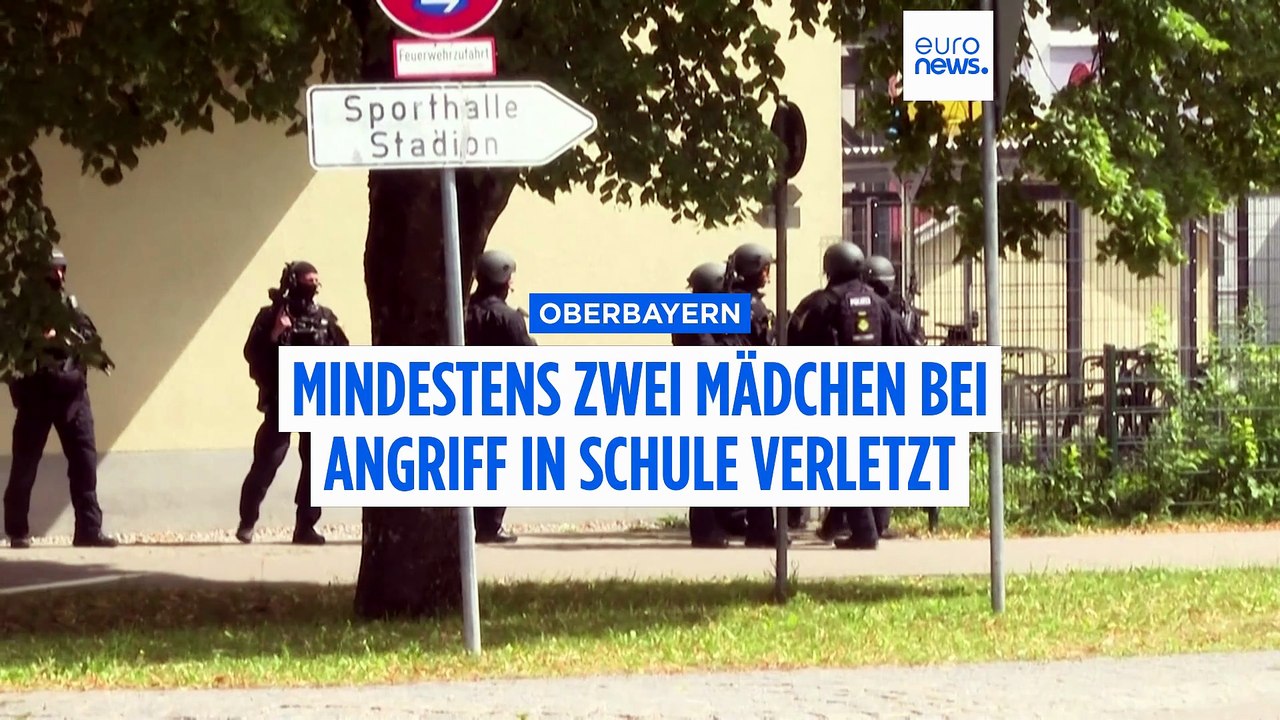 Amoktat? Zwei Mädchen an bayrischem Gymnasium schwer verletzt, Täter war doppelt bewaffnet