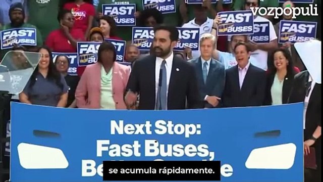 Zohran Mamdani hizo un anuncio especial sobre los autobuses rápidos y gratuitos, incluida su postura sobre el partido del Mundial entre Egipto y Argentina.
