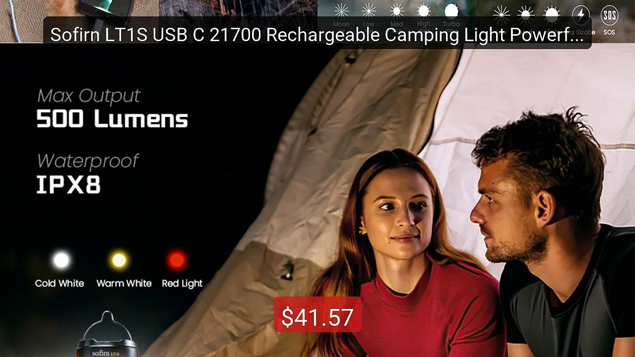 Sofirn LT1S USB C 21700 Rechargeable Camping Light Powerful Torch P... -- Top Rated 2026 | Buy Now!