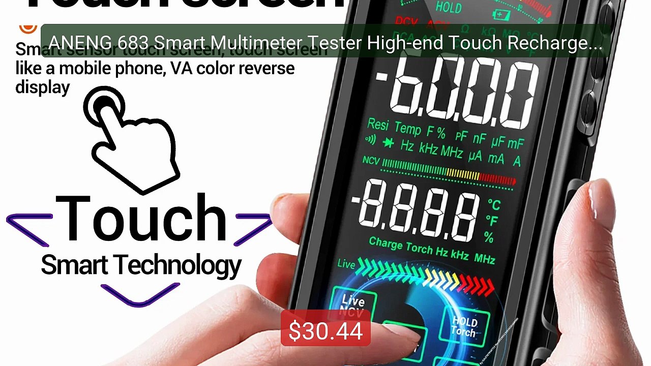 ANENG 683 Smart Multimeter Tester High-end Touch Rechargeable ... -- Hot Deal 2026 | Limited Offer!
