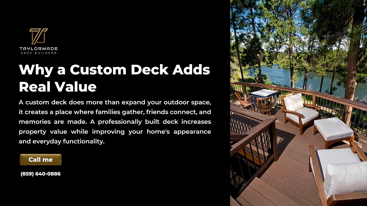 Taylormade Deck Builders | Deck Installation in Taylor Mill KY