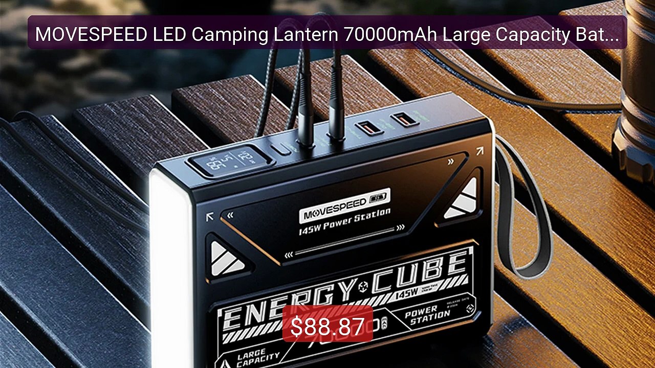 MOVESPEED LED Camping Lantern 70000mAh Large Capacity Battery w/ R... -- Best Deal 2026 | Shop Now!