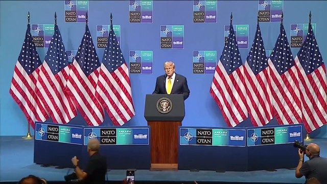 Trump cites 'tremendous unity' at NATO summit, progress on defence spending