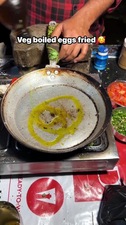 _ Veg and boiled eggs fried 🥰😘 _