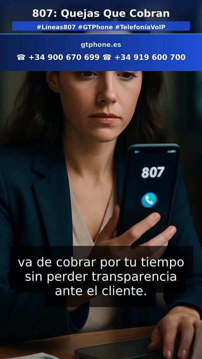 Reclamar llamada 807: gestión eficaz de quejas (en 1 minuto)