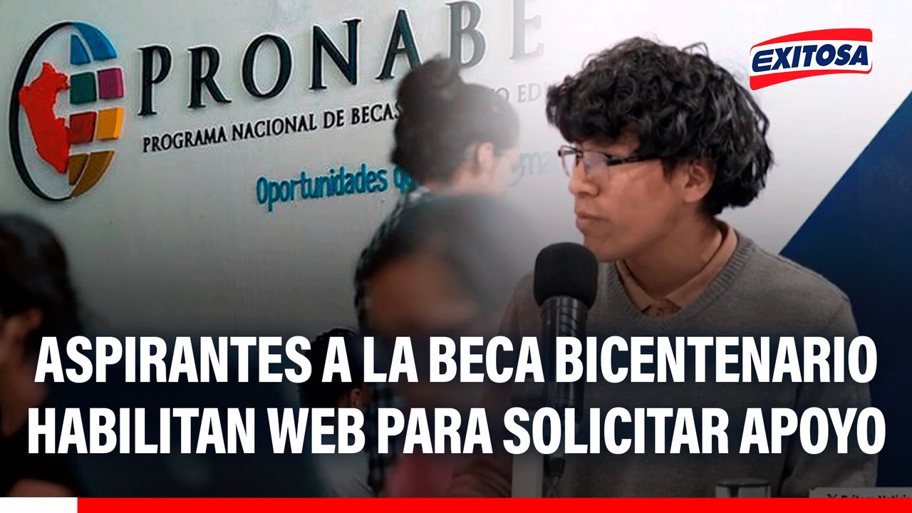 Aspirantes a la Beca Bicentenario habilitan web para solicitar apoyo al Congreso