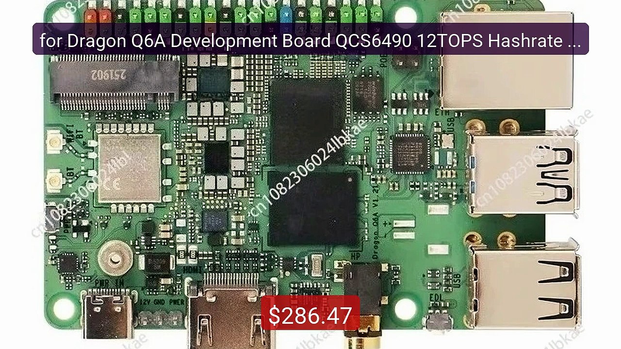 for Dragon Q6A Development Board QCS6490 12TOPS Hashrate LPDDR5 AA -- Top Rated 2026 | Buy Now!