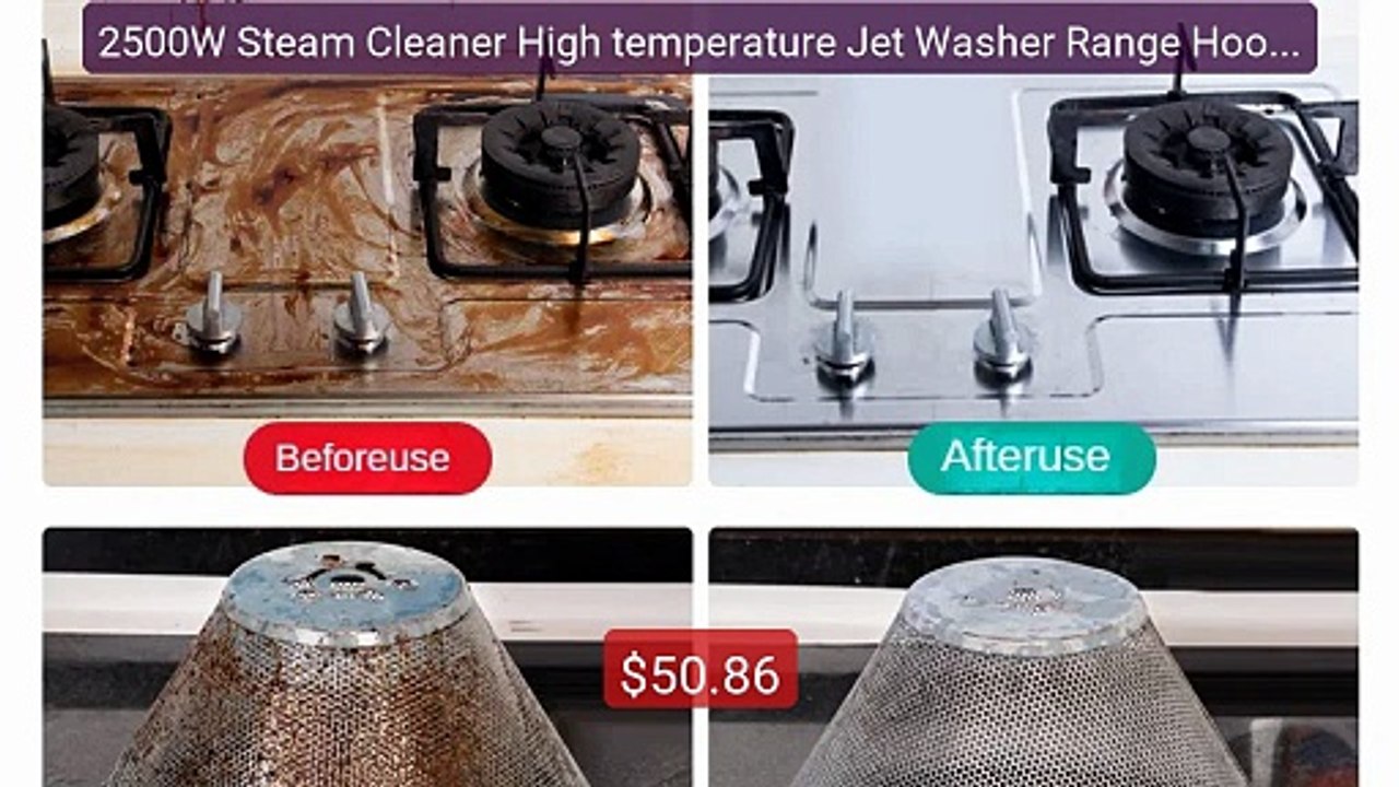 2500W Steam Cleaner High temperature Jet Washer Range Hood for Kit... -- Best Deal 2026 | Shop Now!