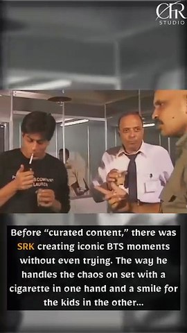 Before “curated content,” there was SRK creating iconic BTS moments without even trying