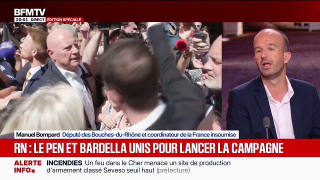 Je pense que Marine Le Pen est une délinquante , affirme Manuel Bompard, coordinateur de La France insoumise