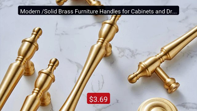 Modern /Solid Brass Furniture Handles for Cabinets and Drawer... Amazing Value 2026 | Must Have!