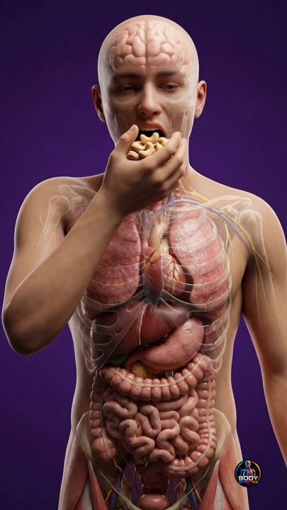🥜 One handful of cashews... and an incredible journey begins inside your body! 🤯