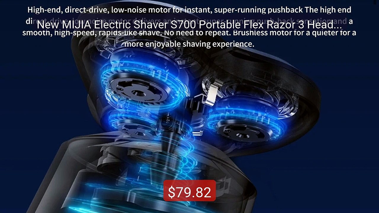 New MIJIA Electric Shaver S700 Portable Flex Razor 3 Head Shaving ... -- Best Deal 2026 | Shop Now!