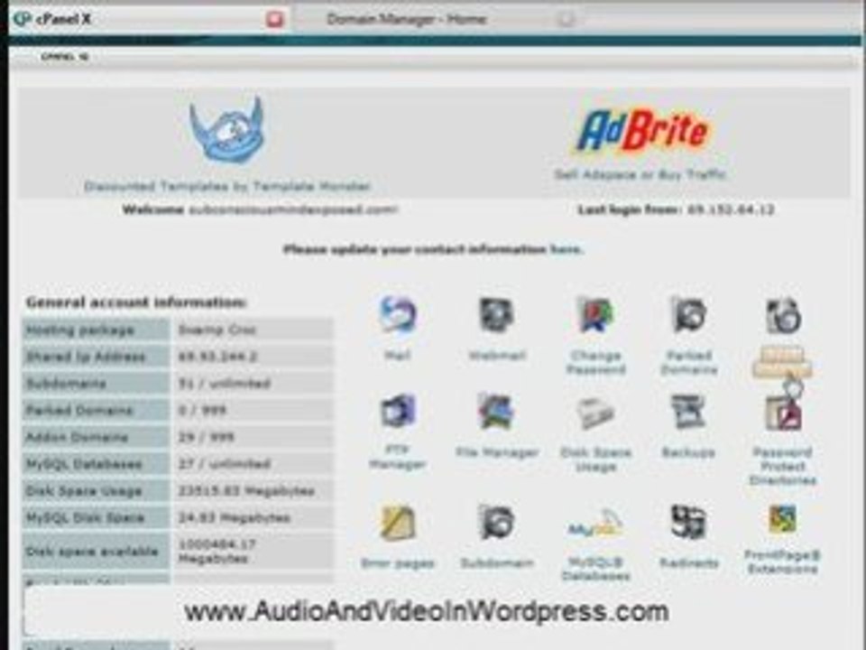 Cpanel hosting: Add an Add-On Domain