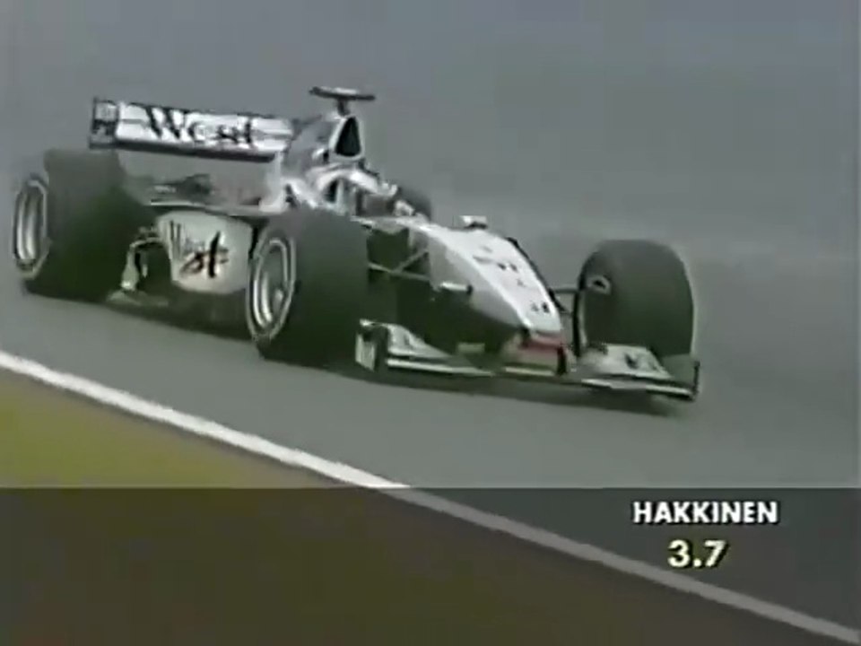 F1 – Mika Häkkinen (McLaren Mercedes V10) lap in qualifying – Brazil 1999