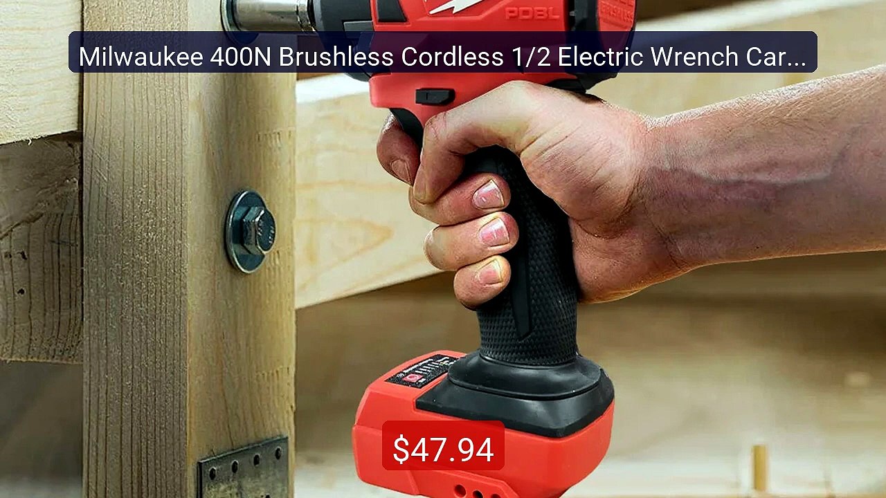 Milwaukee 400N Brushless Cordless 1/2 Electric Wrench Car Truck Rep... -- Top Rated 2026 | Buy Now!